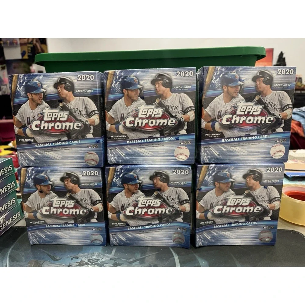 Lot Of 6 Sealed 2020 Topps Chrome Baseball Mega / Monster Box Factory X Fractor
